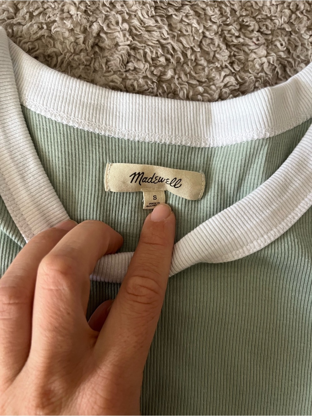 Madewell Cropped Ringer Tank - Picture 2 of 5
